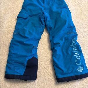 Columbia Kids Bright Blue Snow Pants